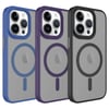 Apple iPhone 14 Pro Kılıf Mat Arka Yüzey Wireless Şarj Özellikli Zore Flet Magsafe Kapak