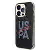 Apple iPhone 14 Pro Kılıf U.S. POLO ASSN. Simli Parlak Alfabe Tasarım Kapak