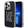 Apple iPhone 14 Pro Kılıf U.S. POLO ASSN. Simli Parlak Alfabe Tasarım Kapak