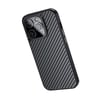Apple iPhone 14 Pro Max Kılıf Aramid Karbon Fiber M-safe Özellikli Wlons Radison Kapak
