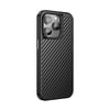 Apple iPhone 14 Pro Max Kılıf Aramid Karbon Fiber M-safe Özellikli Wlons Radison Kapak