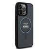 Apple iPhone 14 Pro Max Kılıf Aston Martin Orjinal Lisanslı M-safe Şarj Özellikli Renkli Halka ve Karbon Fiber Tasarımlı Kapak