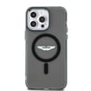 Apple iPhone 14 Pro Max Kılıf Aston Martin Orjinal Lisanslı M-safe Şarj Özellikli IML Baskı Logolu Metal Düğmeli Kapak