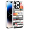 Apple iPhone 14 Pro Max Kılıf Desenli Zore Silver Sert Kapak