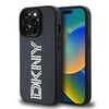 Apple iPhone 14 Pro Max Kılıf DKNY Orjinal Lisanslı Taşlı DKNY Yazılı Metalik Rhinestones PU Deri Kapak