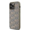 Apple iPhone 14 Pro Max Kılıf DKNY Orjinal Lisanslı M-safe Şarj Özellikli 3D Yazılı Grid Pattern Kapak