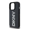 Apple iPhone 14 Pro Max Kılıf DKNY Orjinal Lisanslı Taşlı DKNY Yazılı Metalik Rhinestones PU Deri Kapak