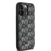 Apple iPhone 14 Pro Max Kılıf DKNY Orjinal Lisanslı M-safe Şarj Özellikli 3D Yazılı Grid Pattern Kapak