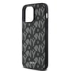 Apple iPhone 14 Pro Max Kılıf DKNY Orjinal Lisanslı M-safe Şarj Özellikli 3D Yazılı Grid Pattern Kapak
