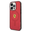 Apple iPhone 14 Pro Max Kılıf Ferrari M-safe Şarj Özellikli Yarı Transparan Dizayn Kapak