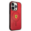 Apple iPhone 14 Pro Max Kılıf Ferrari M-safe Şarj Özellikli Yarı Transparan Dizayn Kapak
