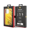 Apple iPhone 14 Pro Max Kılıf Ferrari Orjinal Lisanslı Baskı Logolu Çimen Desenli Kapak