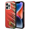 Apple iPhone 14 Pro Max Kılıf Ferrari Orjinal Lisanslı Baskı Logolu Çimen Desenli Kapak