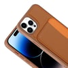 Apple iPhone 14 Pro Max Kılıf Kartlıklı Zore X-Kart Silikon Kapak