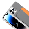 Apple iPhone 14 Pro Max Kılıf Kartlıklı Zore X-Kart Silikon Kapak