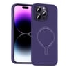 Apple iPhone 14 Pro Max Kılıf M-Safe Şarj Özellikli Kamera Korumalı Zore Elio Sert PC Kapak
