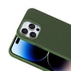 Apple iPhone 14 Pro Max Kılıf M-Safe Şarj Özellikli Kumaş Tasarımlı Zore Miami Sert PC Kapak