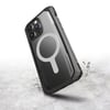 Apple iPhone 14 Pro Max Kılıf M-safe Şarj Özellikli Raptic Secure Serisi Çift Kat TPU Kenarlı Şeffaf Arka Yüzeyli Kapak