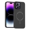 Apple iPhone 14 Pro Max Kılıf M-Safe Şarj Özellikli Kamera Korumalı Zore Elio Sert PC Kapak