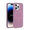 Apple iPhone 14 Pro Max Kılıf M-Safe Şarj Özellikli Metal Kamera Çerçeveli Zore Edi Silikon Kapak
