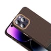 Apple iPhone 14 Pro Max Kılıf Magsafe Şarj Özellikli Karbon Fiber Görünümlü Zore Gros Kapak