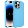 Apple iPhone 14 Pro Max Kılıf Metal Çerçeve ve Buton Tasarımlı Silikon Zore Luna Kapak