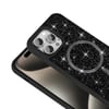 Apple iPhone 14 Pro Max Kılıf Pırlanta Tasarımlı Magsafe Şarj Özellikli Zore Mozaik Silikon Kapak