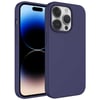 Apple iPhone 14 Pro Max Kılıf Sıvı Teknolojili Silinebilir Sert Zore Kivi Kapak