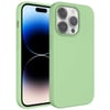 Apple iPhone 14 Pro Max Kılıf Sıvı Teknolojili Silinebilir Sert Zore Kivi Kapak
