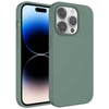 Apple iPhone 14 Pro Max Kılıf Sıvı Teknolojili Silinebilir Sert Zore Kivi Kapak