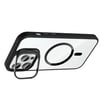Apple iPhone 14 Pro Max Kılıf Standlı ve Kamera Lens Hediyeli M-Safe Şarj Özellikli Zore Etro Kapak
