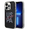 Apple iPhone 14 Pro Max Kılıf U.S. POLO ASSN. Simli Parlak Alfabe Tasarım Kapak