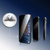 Apple iPhone 14 Pro Max Mohseven Safir Coating Privacy Hayalet Temperli Cam Ekran Koruyucu