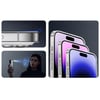 Apple iPhone 14 Pro Max Zore 3D Oliv HD Temperli Cam Ekran Koruyucu + Kolay Uygulama Aparatı