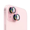 Apple iPhone 15 CaseWorld Alloy Sparkling Diamond Serisi Taşlı Lens Koruyucu