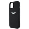 Apple iPhone 15 Kılıf Aston Martin Orjinal Lisanslı Victory Dizayn PU Deri Metal Logolu Kapak