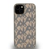 Apple iPhone 15 Kılıf DKNY Orjinal Lisanslı M-safe Şarj Özellikli 3D Yazılı Grid Pattern Kapak