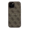 Apple iPhone 15 Kılıf Guess Orjinal Lisanslı M-safe Kabartmalı 4G Desenli Yazı Logolu Kapak