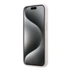 Apple iPhone 15 Kılıf Guess Orjinal Lisanslı M-safe Kabartmalı 4G Desenli Yazı Logolu Kapak