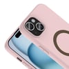 Apple iPhone 15 Kılıf M-Safe Şarj Özellikli Zore Aris Silikon Kapak