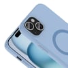 Apple iPhone 15 Kılıf M-Safe Şarj Özellikli Zore Aris Silikon Kapak