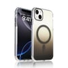 Apple iPhone 15 Kılıf M-safe Şarj Özellikli Transparan Renk Geçişli Zore Toros Kapak