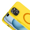 Apple iPhone 15 Kılıf M-Safe Şarj Özellikli Zore Aris Silikon Kapak