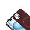 Apple iPhone 15 Kılıf M-Safe Şarj Özellikli Kamera Korumalı Zore Elio Sert PC Kapak