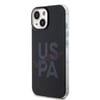 Apple iPhone 15 Kılıf U.S. Polo Assn. Orjinal Lisanslı Simli Parlak Alfabe Tasarım Kapak
