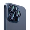 Apple iPhone 15 Pro CaseWorld Alloy Serisi Oleofobik Anti Reflective Kamera Lens Koruyucu