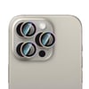 Apple iPhone 15 Pro CaseWorld Alloy Sparkling Diamond Serisi Taşlı Lens Koruyucu