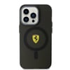 Apple iPhone 15 Pro Kılıf Ferrari Orjinal Lisanslı M-safe Şarj Özellikli Kontrast Bumper Kapak