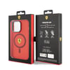 Apple iPhone 15 Pro Kılıf Ferrari Orjinal Lisanslı M-safe Şarj Özellikli Kontrast Bumper Kapak