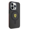 Apple iPhone 15 Pro Kılıf Ferrari Orjinal Lisanslı M-safe Şarj Özellikli Kontrast Bumper Kapak